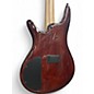 Used Ibanez SR405EQM Dragon Eye Burst Electric Bass Guitar