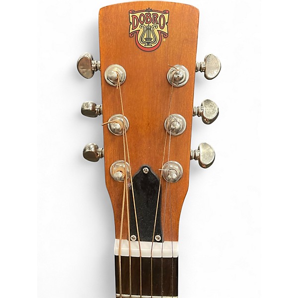 Used Dobro Hound Dog Deluxe Round Neck Natural Resonator Guitar