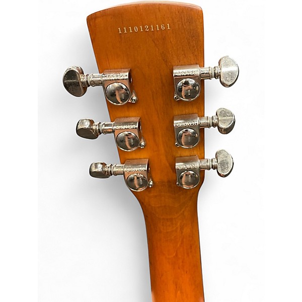 Used Dobro Hound Dog Deluxe Round Neck Natural Resonator Guitar
