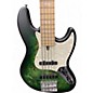 Used Sire Marcus Miller V7 Swamp Ash 5 String Satin Transparent Green Electric Bass Guitar