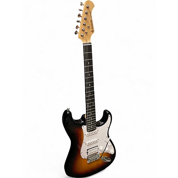 Used Donner STANDERD SERIES 2 Color Sunburst Solid Body Electric Guitar