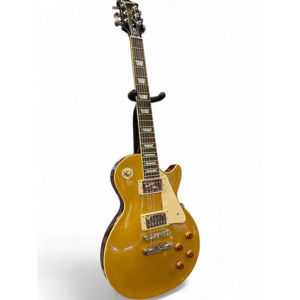 Used Epiphone Les Paul Standard Gold Top Solid Body Electric