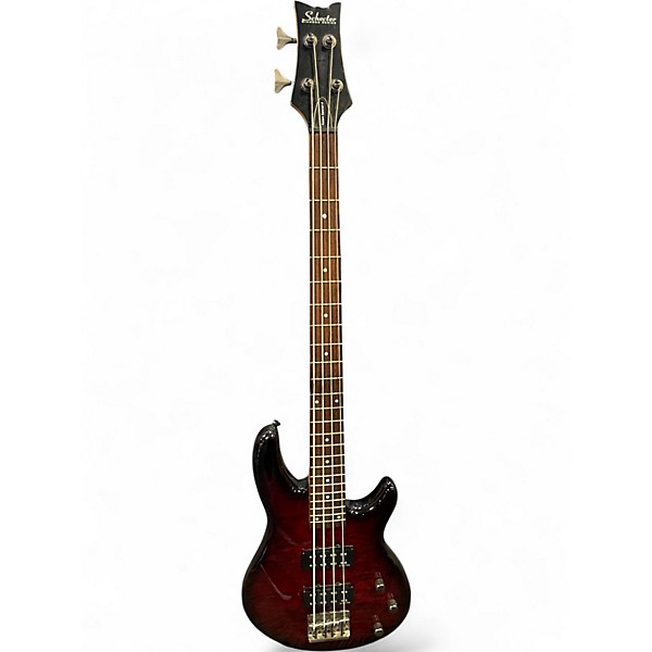 Used Schecter Guitar Research Raiden Special 4 String 2 Tone Sunburst Electric Bass Guitar