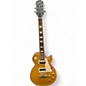 Used Epiphone Les Paul Traditional Pro IV Worn Metallic Gold Solid Body Electric Guitar thumbnail