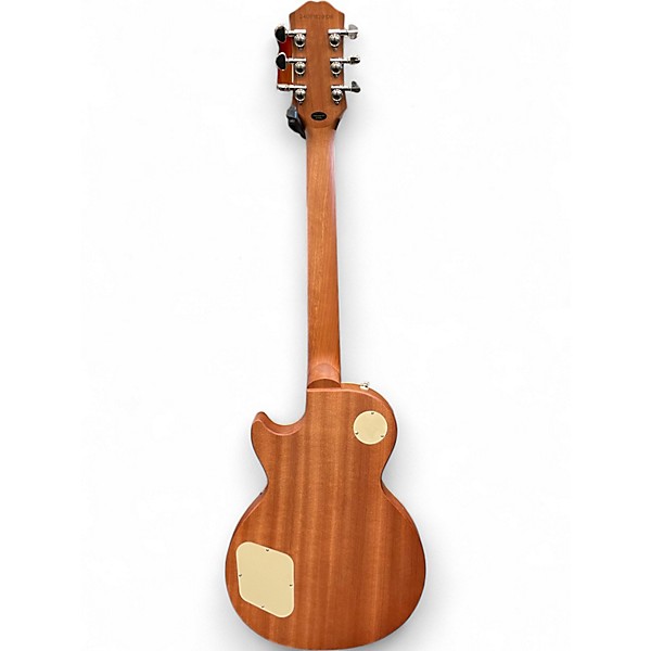 Used Epiphone Les Paul Traditional Pro IV Worn Metallic Gold Solid Body Electric Guitar