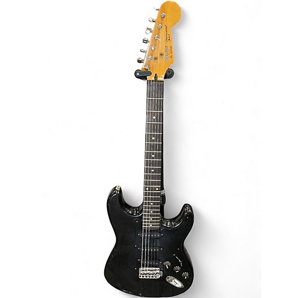 ✨未使用✨Fender Squier Stratocaster Black Fender Squier Sonic Stratocaster - Black w/ Frontman 10G
