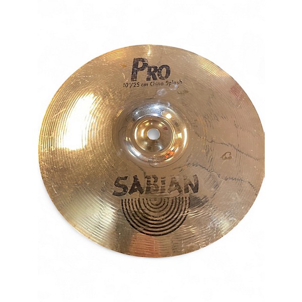 Used SABIAN 10in Pro China Splash Cymbal