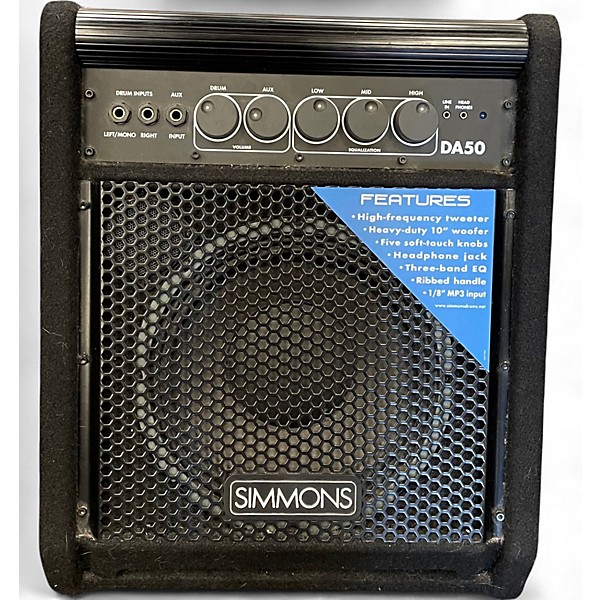 Used Simmons DA50 50W Drum Amplifier