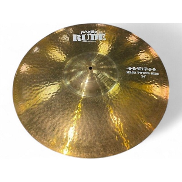 Used Paiste 24in Rude The Eclipse Mega Power Ride Cymbal