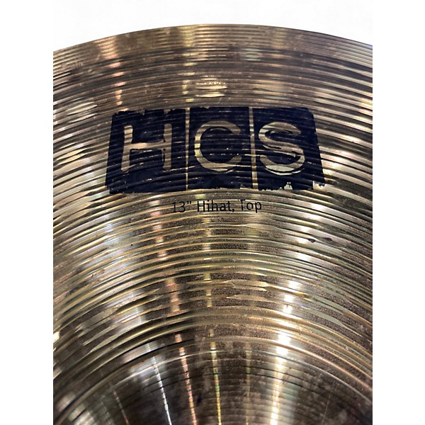 Used MEINL 13in HCS Hi Hat Pair Cymbal