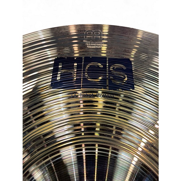 Used MEINL 13in HCS Hi Hat Pair Cymbal