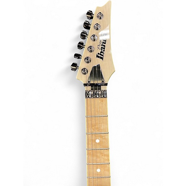 Used Ibanez RG652AHMFX PRESTIGE Antique White Solid Body Electric Guitar