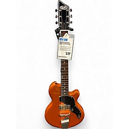 Used Supro Island series Jamsport Guitar Metallic Orange Solid Body Electric Guitar