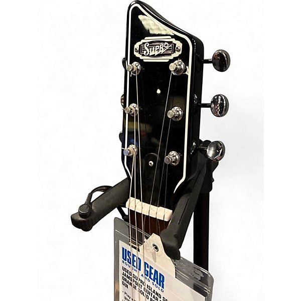 Used Supro Island series Jamsport Guitar Metallic Orange Solid Body Electric Guitar