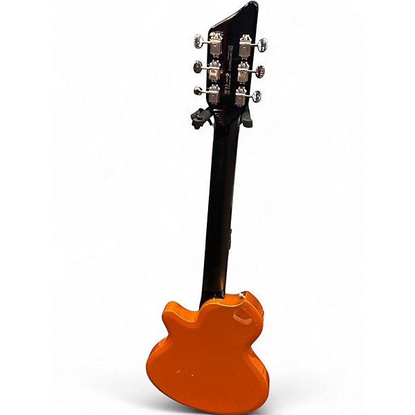 Used Supro Island series Jamsport Guitar Metallic Orange Solid Body Electric Guitar