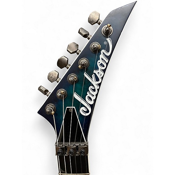 Used Jackson SL2Q Pro Series Soloist Carribean Blue Solid Body Electric Guitar