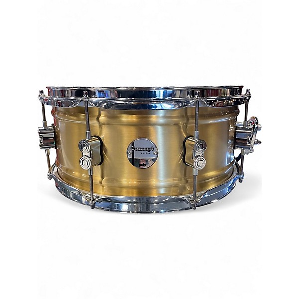 Used PDP by DW 14X6.5 Concept Series Brass Snare Polished Brass Drum