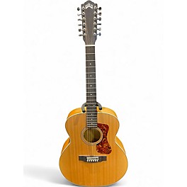 Used Guild F-2512E Natural 12 String Acoustic Electric Guitar