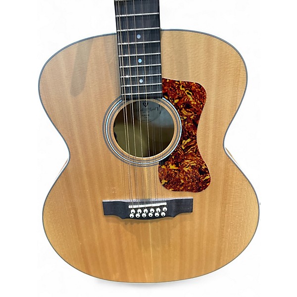 Used Guild F-2512E Natural 12 String Acoustic Electric Guitar