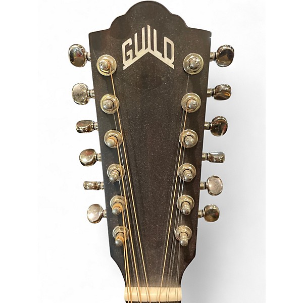 Used Guild F-2512E Natural 12 String Acoustic Electric Guitar