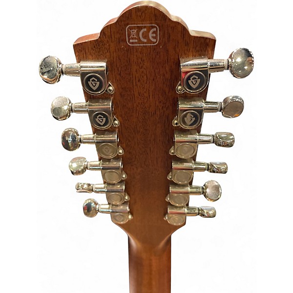 Used Guild F-2512E Natural 12 String Acoustic Electric Guitar