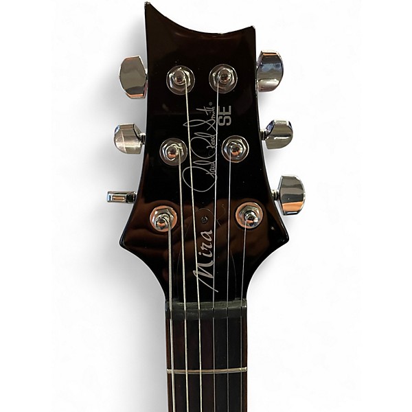 Used PRS Mira SE Black Solid Body Electric Guitar