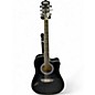 Used Washburn WA90CE Trans Black Acoustic Electric Guitar thumbnail