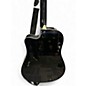 Used Washburn WA90CE Trans Black Acoustic Electric Guitar