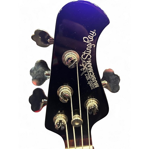 Used Ernie Ball Music Man StingRay 4H Neck-Through Black Electric Bass Guitar