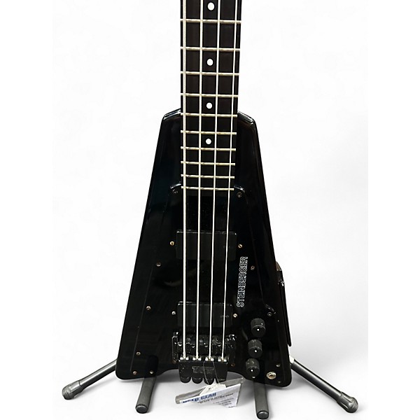 Used Steinberger XP2A Headless Black Electric Bass Guitar