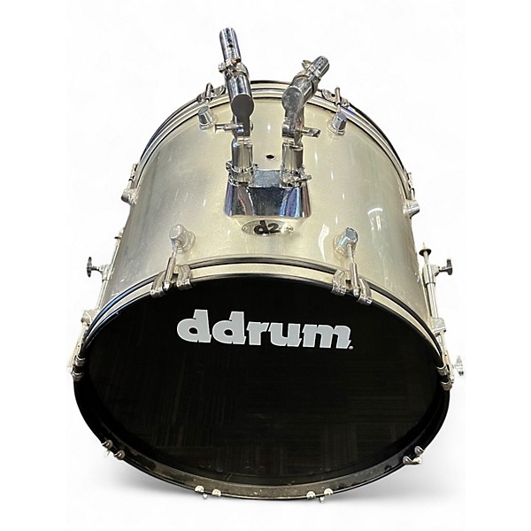 Used ddrum 5 Piece D2 Silver Drum Kit