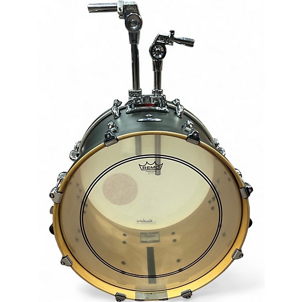 Used Pearl 4 Piece Master Maple Matte Black Mist Drum Kit