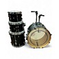 Used Pearl 4 Piece Master Maple Matte Black Mist Drum Kit