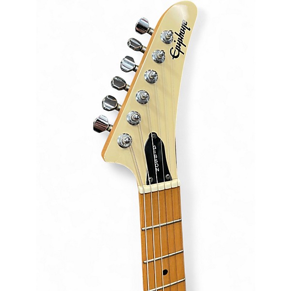 Used Epiphone T310 Aged White Solid Body Electric Guitar