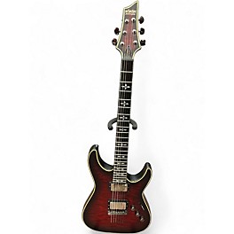 Used Schecter Guitar Research Hellraiser C1 Extreme Trans Red Solid Body Electric Guitar