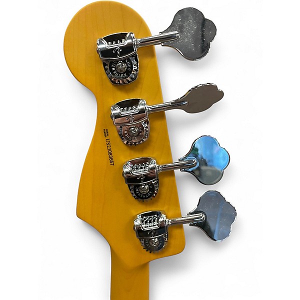 Used 2023 Fender American Professional II Jazz Bass White Electric Bass Guitar