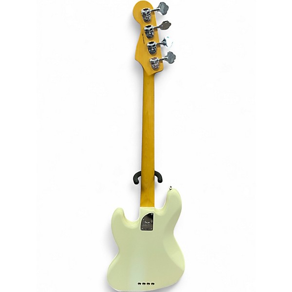 Used 2023 Fender American Professional II Jazz Bass White Electric Bass Guitar
