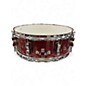 Used Ludwig 14X5.5 Breakbeats By Questlove Snare Red Sparkle Drum