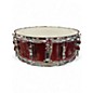 Used Ludwig 14X5.5 Breakbeats By Questlove Snare Red Sparkle Drum