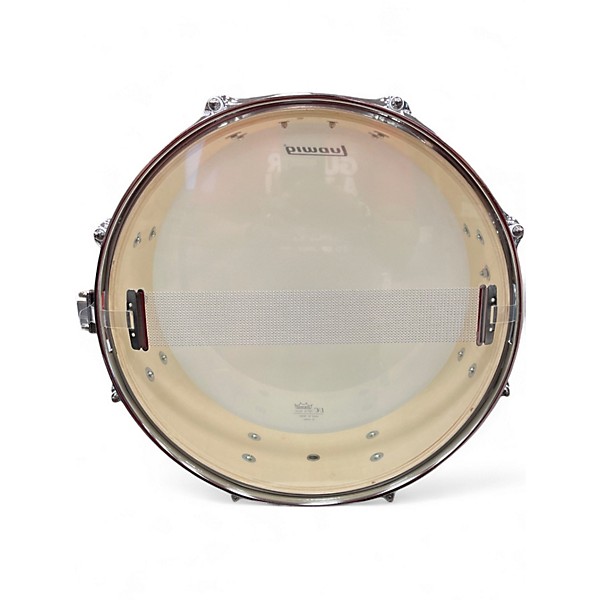 Used Ludwig 14X5.5 Breakbeats By Questlove Snare Red Sparkle Drum