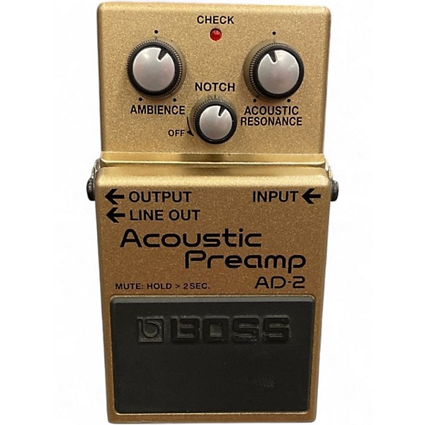 Used BOSS AD2 Acoustic Preamp Guitar Preamp