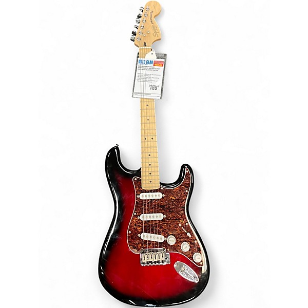 Used Squier Standard Stratocaster Antique Burst Solid Body Electric Guitar