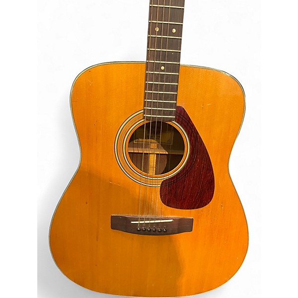 Vintage 1970s Yamaha FG 160 Natural Acoustic Guitar Natural
