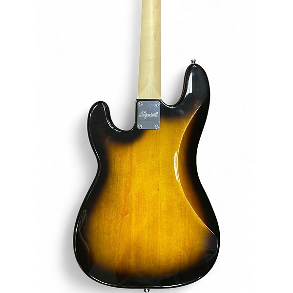 Used Squier Precision Bass 2 Color Sunburst Electric Bass Guitar