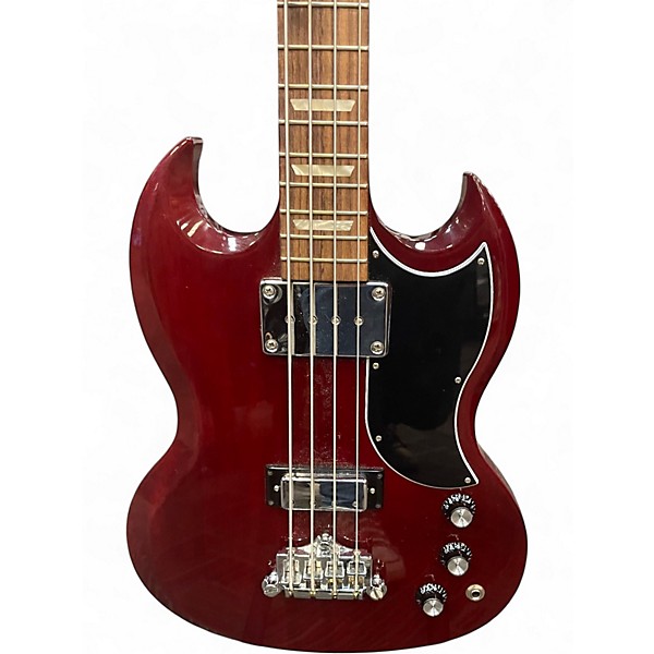 Used Gibson SG Bass Cherry Electric Bass Guitar Cherry
