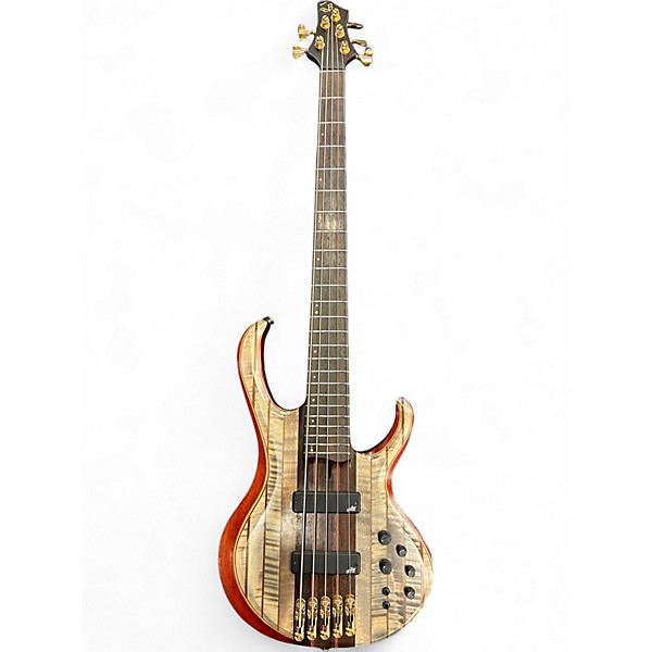Used Ibanez BTB1935 Black Ice Low Gloss Electric Bass Guitar