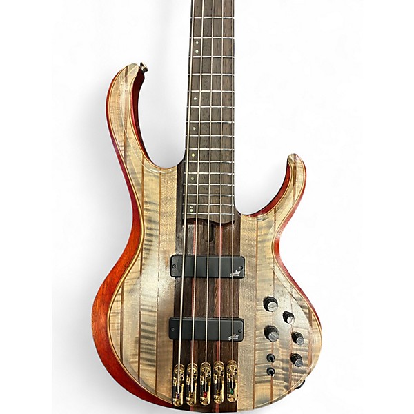 Used Ibanez BTB1935 Black Ice Low Gloss Electric Bass Guitar