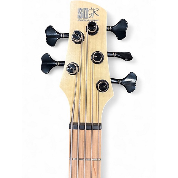 Used Ibanez SR5FMDX2 Natural Low Gloss Electric Bass Guitar