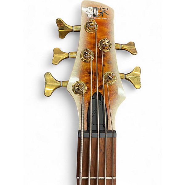 Used Ibanez SR405EPBDX Mars Gold Metallic Burst Electric Bass Guitar