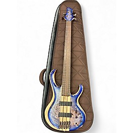 Used Ibanez BTB845 Cerulean Blue Burst Low Gloss Electric Bass Guitar
